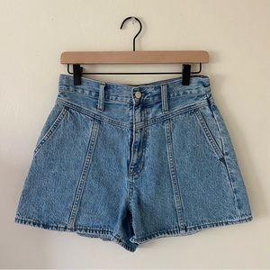 Madewell high rise denim shorts